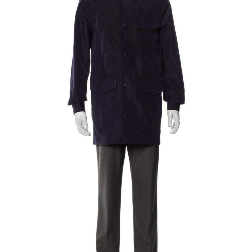 PS Paul Smith Navy Raincoat